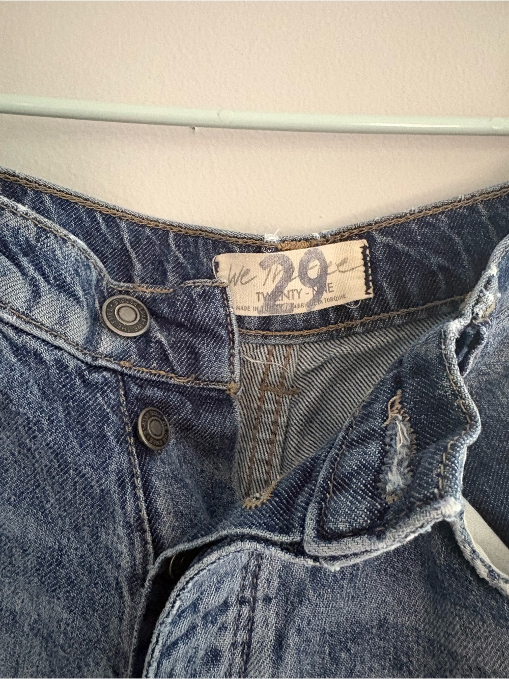 We the Free Old West Slouchy Jeans in Light Blue - Picture 5 of 9